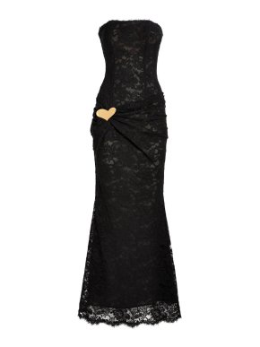 Rowen Rose Lace Heart-Detail Maxi Dress