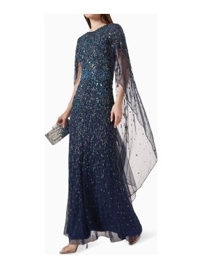 Jenny Packham Delphine Sequin-Embellished Gown Dress