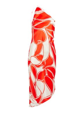 SIR Ramona Printed Silk Midi Dress