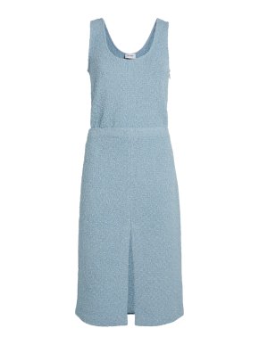 St. John Tweed Scoop Neck Dress