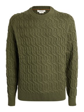 Icebreaker Merino Cable Knit Crewe Sweater