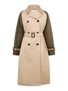 MaxMara Weekend Beige Colour Block Trench