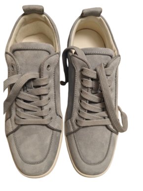 Louboutin Rantulow Orlato Sneakers in Suede Ice Blue 1