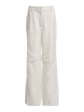 Christopher Esber Iconica Silk Wide-Leg Pants