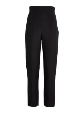 Khaite Lenn High-Rise Crepe Trousers