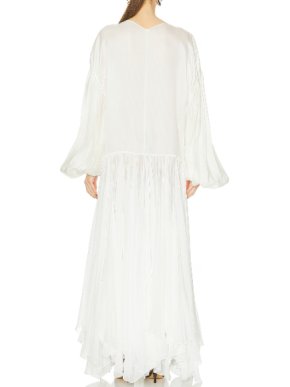 Khaite Valli Layered Silk Dress