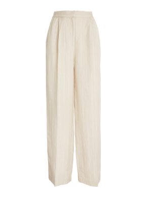 Barbour Celeste Trousers French Oak Pinstripe