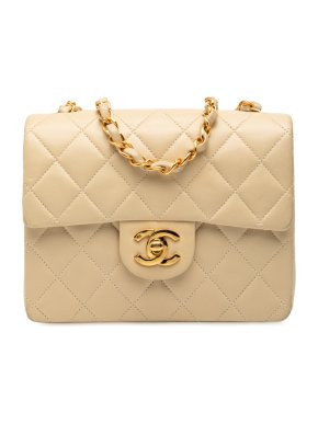 Chanel Mini Square Classic Lambskin Single Flap