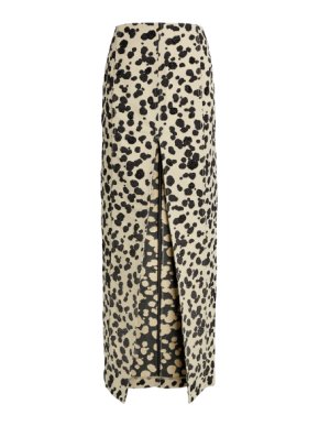 Area Dalmatian Denim Skirt