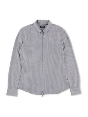 Giorgio Armani Slim-Fit Zip-Up Shirt