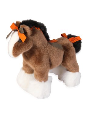 Hermes Hermès Brown Hermy Plush Small Horse New In Box