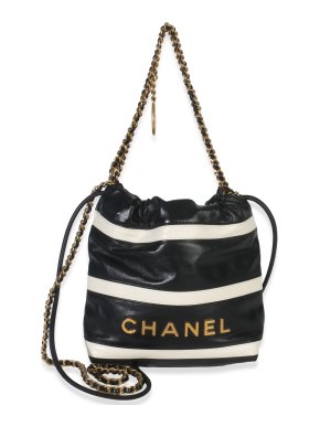 Chanel  Mini Quilted Calfskin 22 Hobo