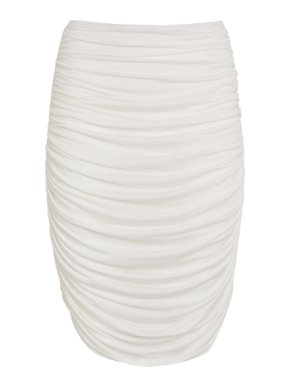 Norma Kamali Shirred Skirt