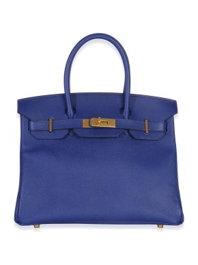 Hermes Hermès  Epsom Birkin 30 GHW Bleu Electrique