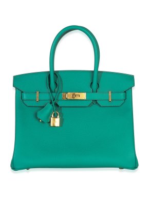 Hermes Hermès Epsom Birkin 30 Vert Jade GHW