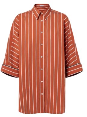 Brunello Cucinelli Striped Cotton Shirt