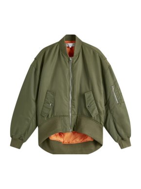 JW Anderson Oversized Curved Hem Bomber Jacket