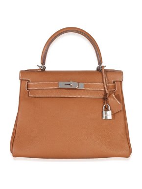 Hermes Hermès  Togo Retourne Kelly 28 GHW