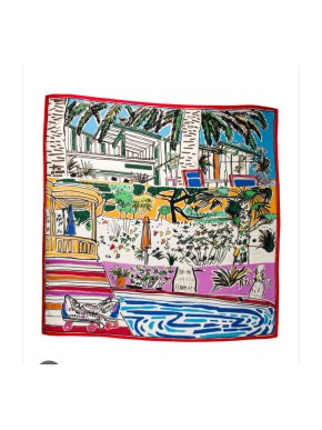 Hermes Rayured D'Ete Cashmere Shawl