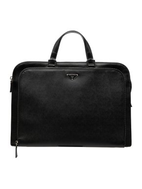 Prada Black Saffiano Business Bag