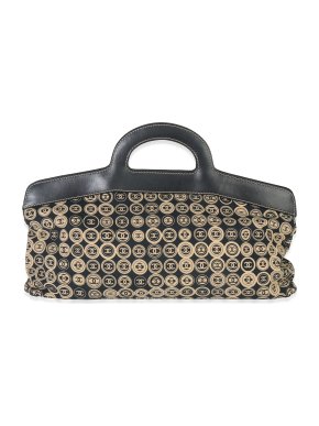 Chanel Fabric Coco  Logo Bag