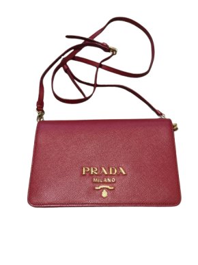 Prada Mini Red Crossbody Bag