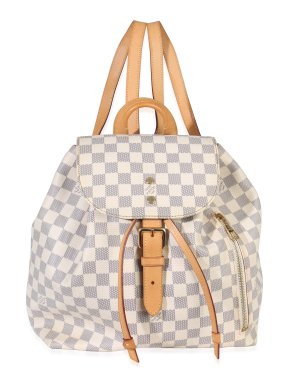 Louis Vuitton Backpack Damier Azur Canvas Sperone MM