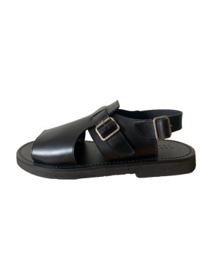 Margaret Howell Black Leather Men's Sandals