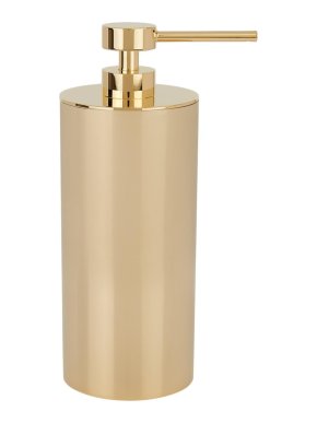 Zodiac Cylinder -Plated Soap Dispenser 1