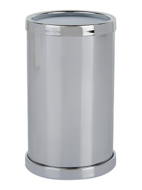 Zodiac Cylinder Chrome Toothbrush Holder 1