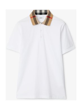 Burberry White Polo Shirt 1