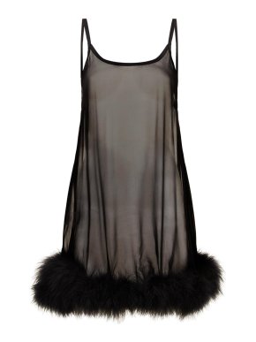 Gilda & Pearl Diana Marabou Babydoll