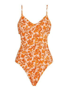 Missoni Etro Cutout Floral-print Swimsuit