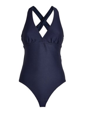 Heidi Klein Ribbed Underwired Swimsuit