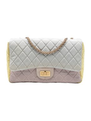 Chanel  Quilted Grosgrain Satin Reissue 2.55 Single Flap