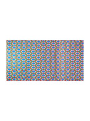 Cabana Tiles Linen Tablecloth 1