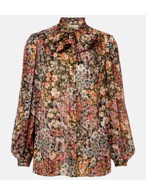 Valentino Printed Silk Blouse