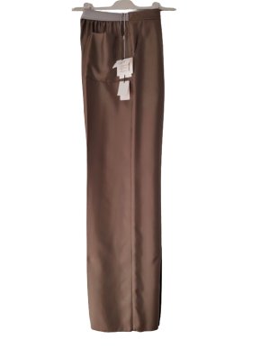 Hermes Grey Silk Pyjama Pants