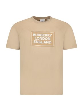 Burberry Beige Cotton T-Shirt
