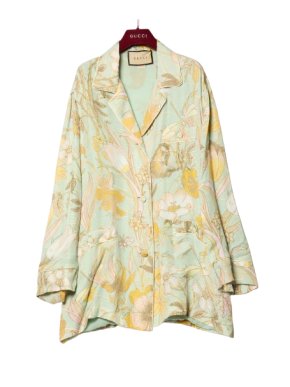 Gucci Printed Silk Jacket