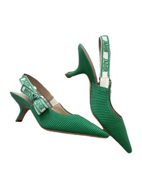 Dior Green J'adior Slingback Sandals