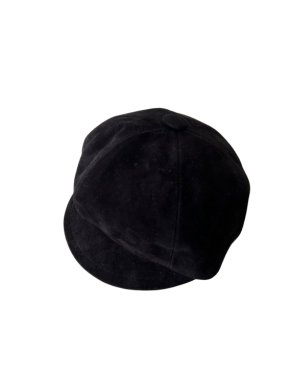 Dior Black Goatskin Suede Cap