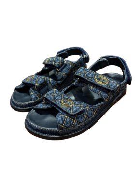 Chanel Denim Dad Sandals
