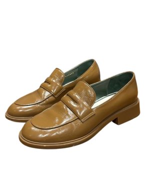 Chanel Brown Patent Loafers