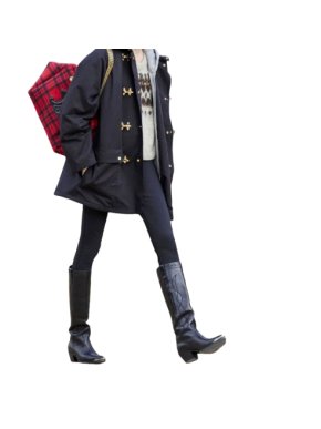 Celine Black Wool Blend Slim Trousers