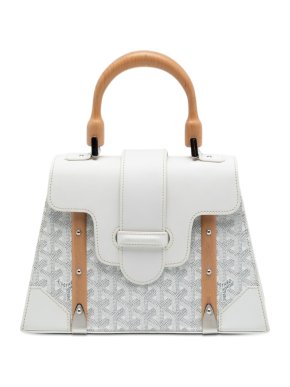 Goyardine White Saigon Structured PM