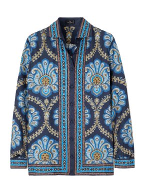 Etro Printed Silk Blouse