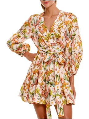 The Lazy Poet Printed Cotton Dress