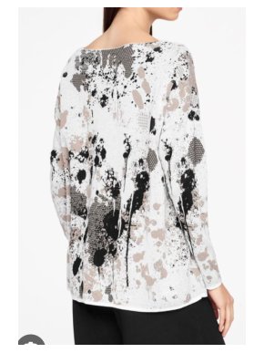 Sarah Pacini printed Cotton Top