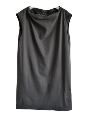 Rick Owens Brown Cotton Tank Top
